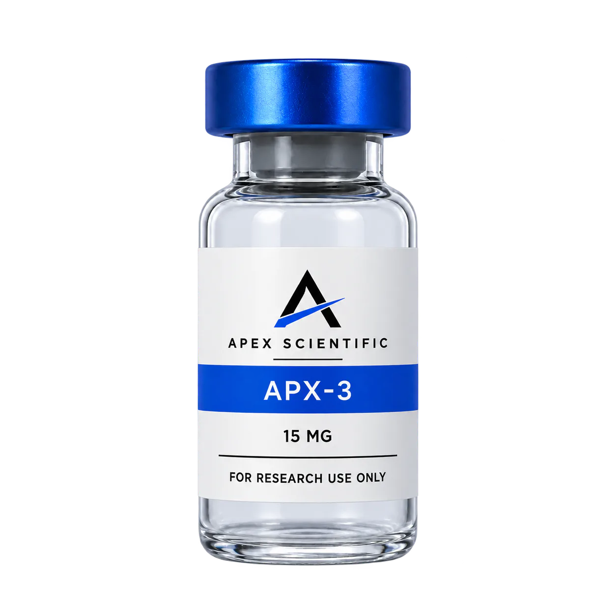 Apex Scientific APX-3 labeled research vial