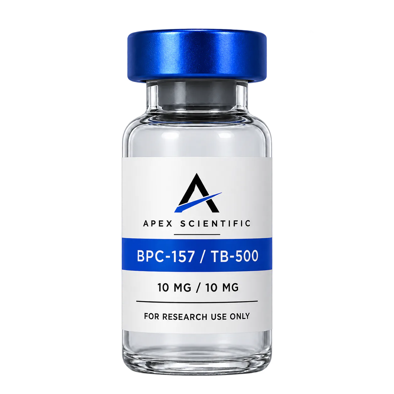 Apex Scientific BPC-157 / TB-500 labeled research vial