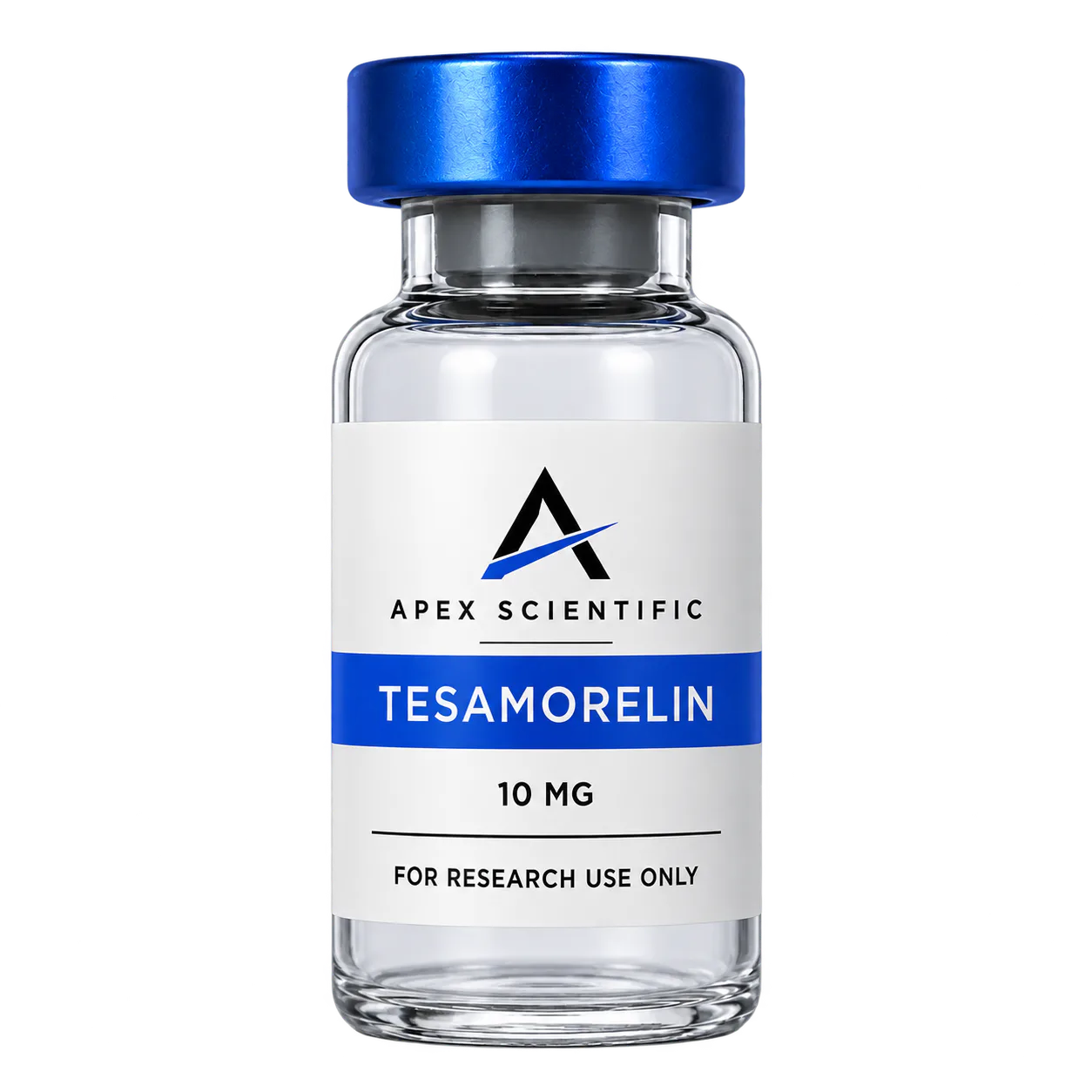 Apex Scientific Tesamorelin labeled research vial