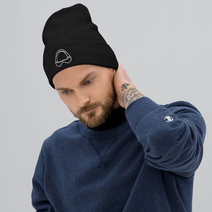 Neon Jaws Embroidered Beanie - Premium Beanie from APEX USA - Just $24.99! Shop now at APEX USA