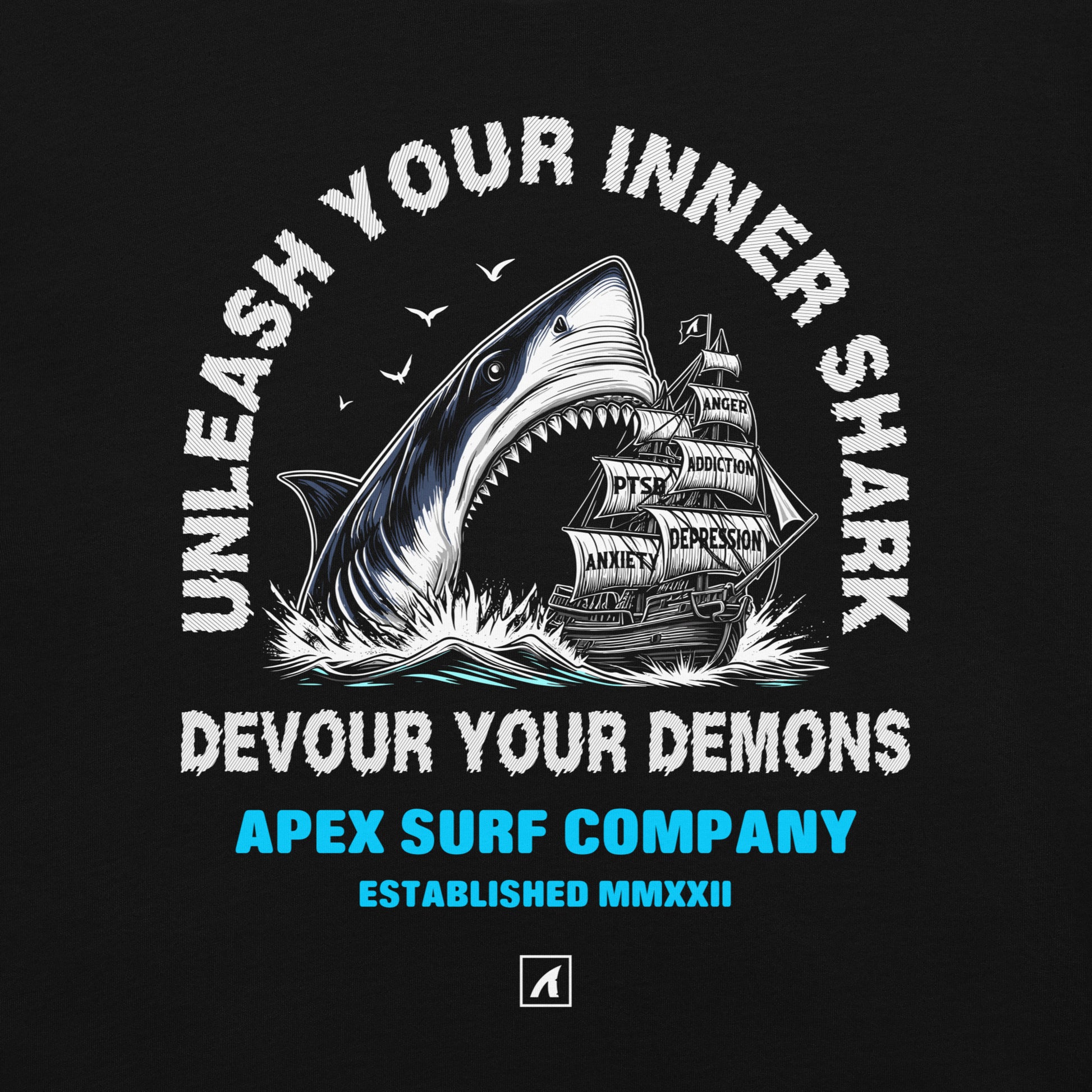 DEVOUR YOUR DEMONS - Premium  from APEX USA - Just $33! Shop now at APEX | Clothing Company