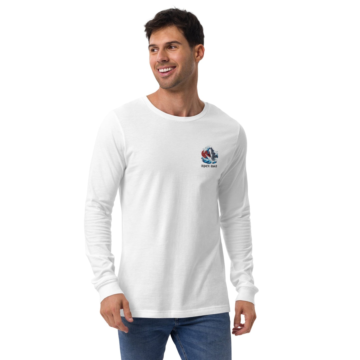 No Regret Long Sleeve - White - Premium  from APEX USA - Just $38! Shop now at APEX USA