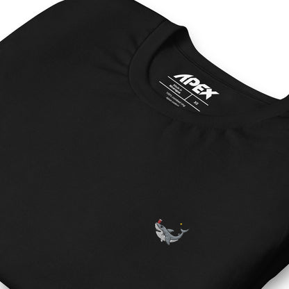 Party Shark Embroidered Tee - Premium Embroidered from APEX USA - Just $29.50! Shop now at APEX USA