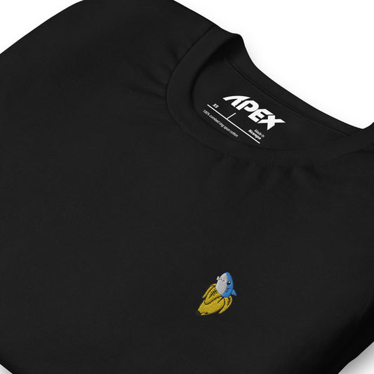 Banana Shark Embroidered Tee - Premium Embroidered from APEX USA - Just $28.50! Shop now at APEX USA